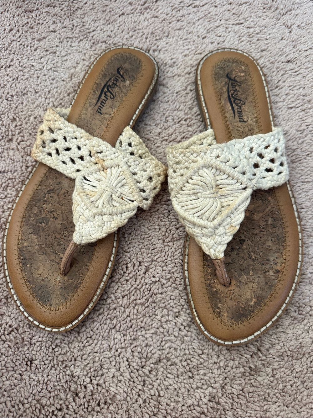 LUCKY BRAND Sandals. Size 7.5.